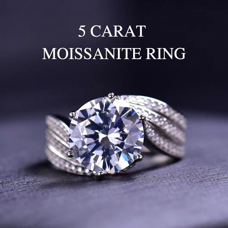 🚀 Indispensable丨Purelora™💍Bague Diamant Moissanite Magnetology | Profitez des bienfaits de la thérapie magnétique, du titane et du moissanite pour améliorer le bien-être, la circulation sanguine et la combustion des graisses. - Image 8