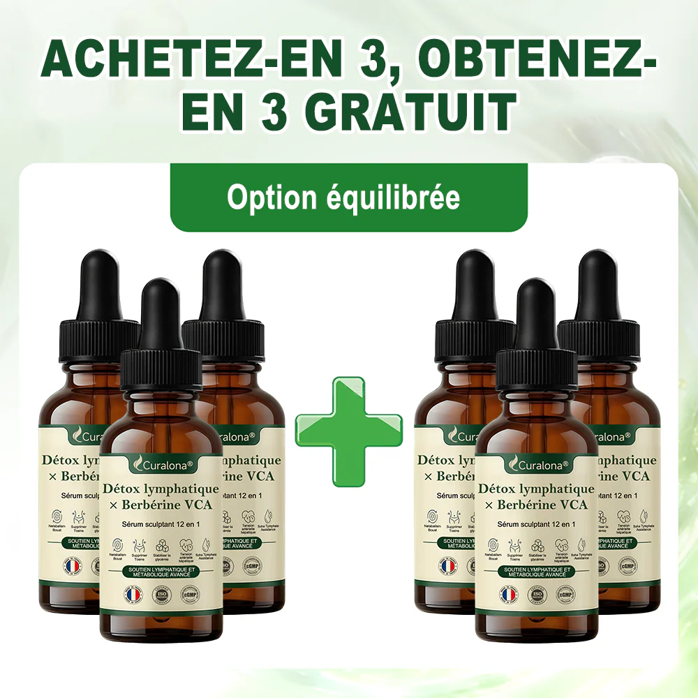 🔥 NOUVEAUTÉ | 🇫🇷 Curalona® Sérum Sculptant 12-en-1 Détox Lymphatique × Berbérine ,Élimine les toxines, aide à brûler les graisses tenaces, lisse les rides et soutient le confort articulaire. - Image 20