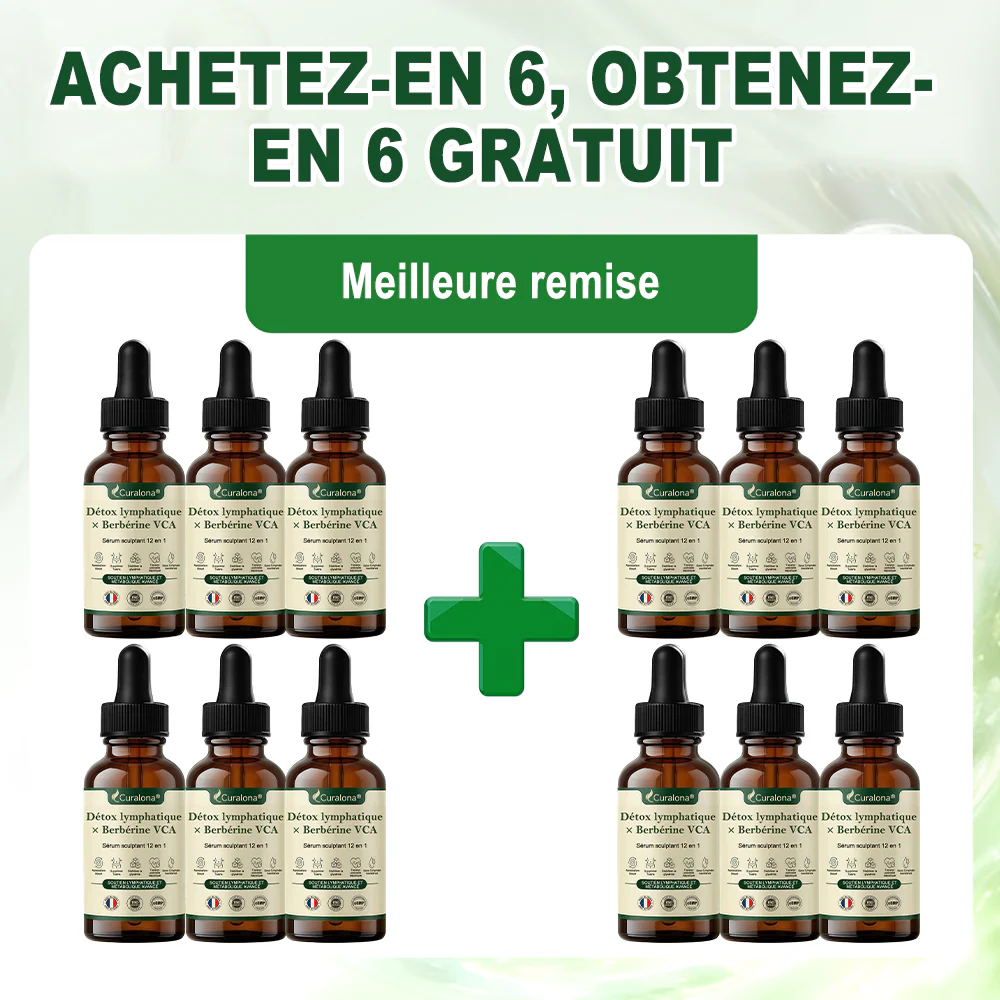 🔥 NOUVEAUTÉ | 🇫🇷 Curalona® Sérum Sculptant 12-en-1 Détox Lymphatique × Berbérine ,Élimine les toxines, aide à brûler les graisses tenaces, lisse les rides et soutient le confort articulaire. - Image 22