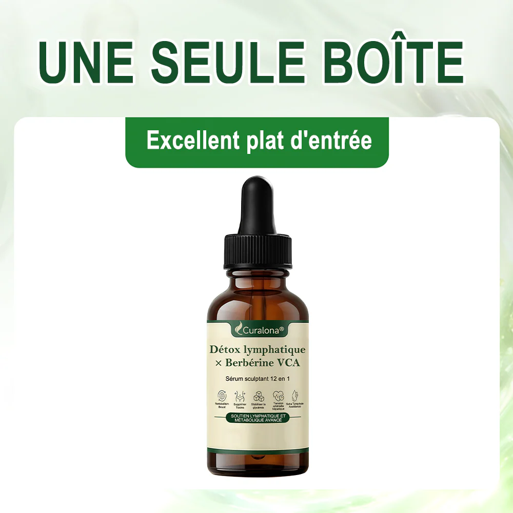🔥 NOUVEAUTÉ | Curalona® Sérum Sculptant 12-en-1 Détox Lymphatique × Berbérine ,Élimine les toxines, aide à brûler les graisses tenaces, lisse les rides et soutient le confort articulaire. - Image 15