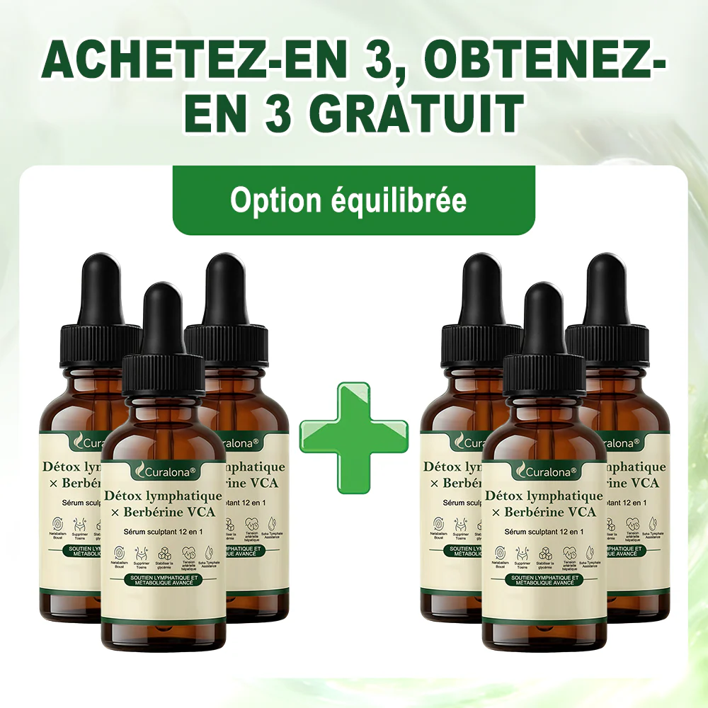 🔥 NOUVEAUTÉ | Curalona® Sérum Sculptant 12-en-1 Détox Lymphatique × Berbérine ,Élimine les toxines, aide à brûler les graisses tenaces, lisse les rides et soutient le confort articulaire. - Image 18