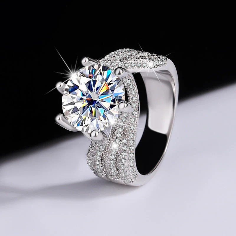 ⭐ Évalué parmi les meilleurs丨Purelora™💍Bague Diamant Moissanite Magnetology | Profitez des bienfaits de la thérapie magnétique, du titane et du moissanite pour améliorer le bien-être, la circulation sanguine et la combustion des graisses. - Image 10