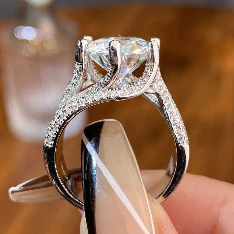 ⭐ Évalué parmi les meilleurs丨Purelora™💍Bague Diamant Moissanite Magnetology | Profitez des bienfaits de la thérapie magnétique, du titane et du moissanite pour améliorer le bien-être, la circulation sanguine et la combustion des graisses. - Image 5