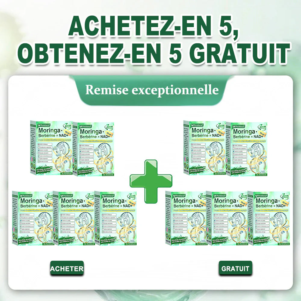 💖𝑷𝒉𝒂𝒓𝒎𝒂𝒄𝒊𝒆 𝑶𝒇𝒇𝒊𝒄𝒊𝒆𝒍𝒍𝒆💖 | 🇫🇷 Purelora® Moringa · Berbérine Patch 10-en-1 aux Nano-Micro-Aiguilles et Cryo-Gel ✅ Soutien Cryo-Métabolique : Cristallise les graisses, raffermit la peau et élimine l'œdème instantanément. - Image 29