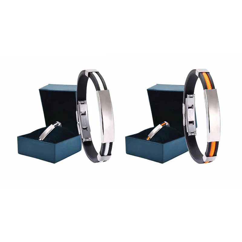 🏆 Meilleure vente丨Therapeutic Lympunclog Titanium Wristband — Inspiré par TitaniumION pour un usage quotidien, il soutient la circulation sanguine, la relaxation et soulage les inconforts articulaires. Aide à la détox et au soutien lymphatique. - Image 10